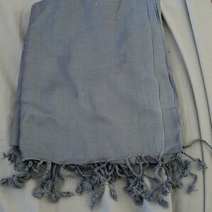Gray Pashmina Style Oversized Scarf Shawl Wrap – Soft Rayon – Unbranded Elegant